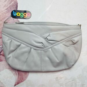 Baggo vintage grey clutch purse